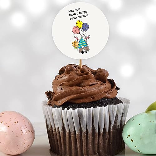 Miniatura 4 de Sellos transparentes de gnomos de Pascua para hacer tarjetas, sellos de goma transparente para huevos, globos y palabras de conejo, sellos para