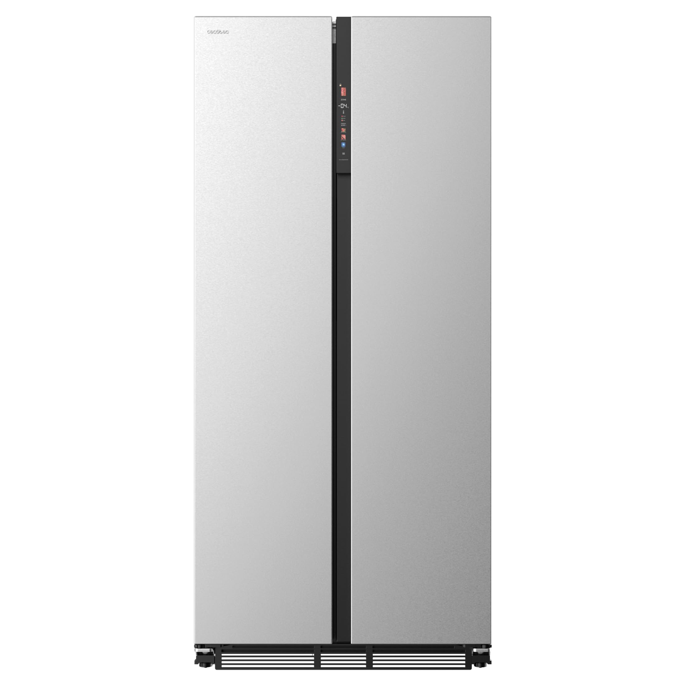 Cecotec Réfrigérateur américain Bolero CoolMarket SBS 436 SBI Inox E. Réfrigérateur américain inox, 436L, Total No Frost, Inverter Plus, MultiAirFlow, refroidissement rapide, congélation rapide.