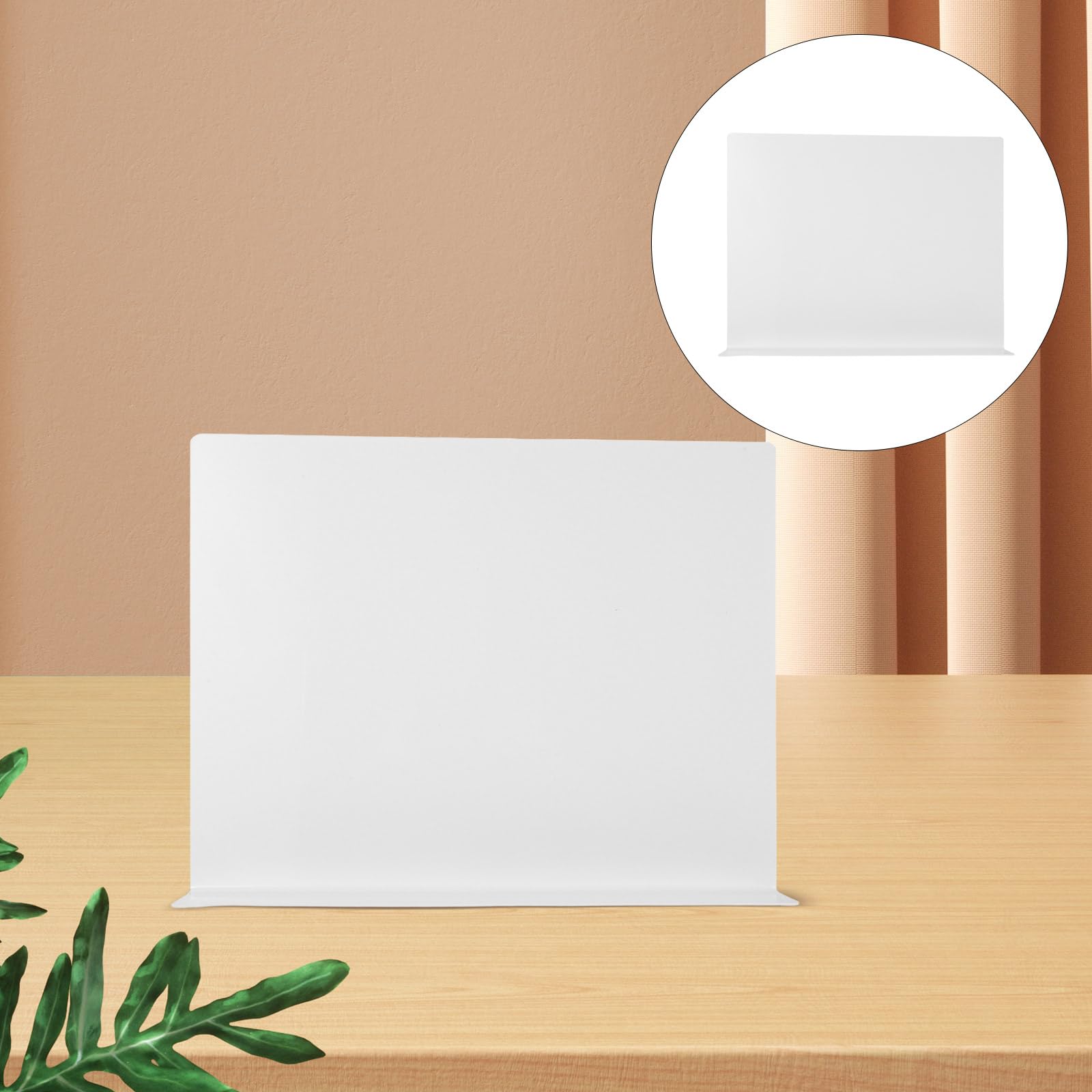 SHINEOFI Protezione Igienico e Facile da Pulire Anti-Schizzi in Acrilico Bianco para Schizzi da Cucina per Lavello e Lavabo per Bagno e