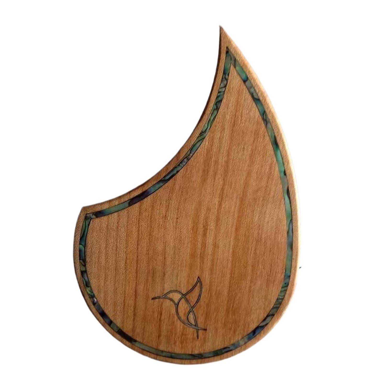 Mały Pickguard Do Gitary Akustycznej Akustyczna Gitara Pickguard Intarsja Rzemiosło Kropla Wody Drewniane Gitara Profesjonalne Akcesoria Pickguard(Dark)