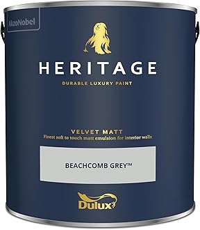 Dulux Heritage Paint (125ml Tester, Beachcomb Grey)