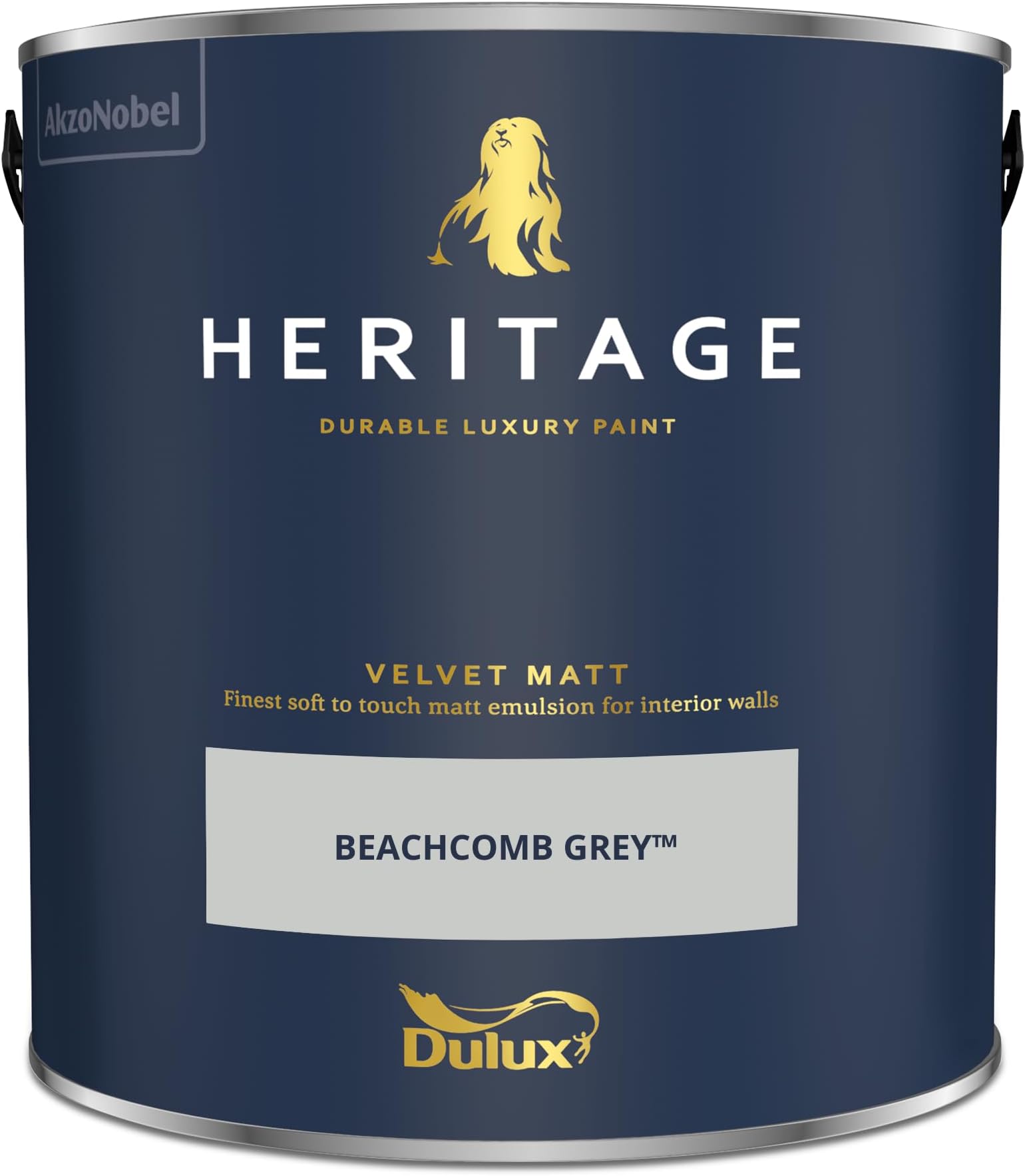 Dulux Heritage Velvet Matt 2.5L Beachcomb Grey