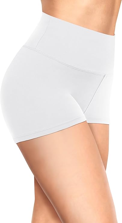 TNNZEET Biker Shorts Women - 8"/5"/3" High Waisted Tummy Control Workout Gym Spandex Booty Yoga Volleyball Shorts
