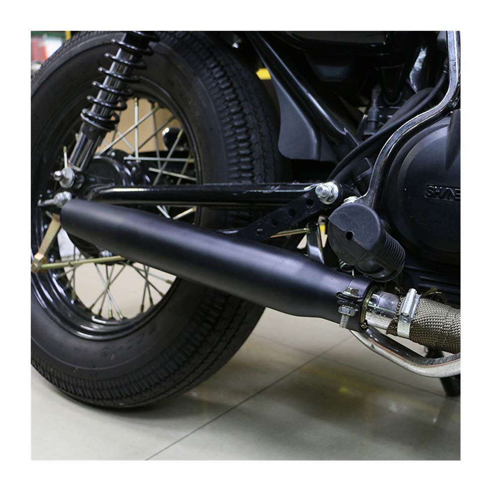 Scarico moto Universale Slip On 1.5-2 "Ingresso Moto Tubo Slip On Per Dirt Bike Street Bike Scooter (02)