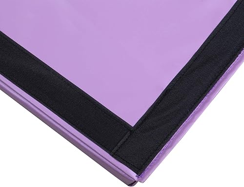 Miniatura 7 de M HI-Mat Tapete de gimnasia plegable de 4 x 10 x 2 pulgadas, de grosor, esterilla de gimnasia, esterilla de gimnasia plegable ligera de 2 pulgadas