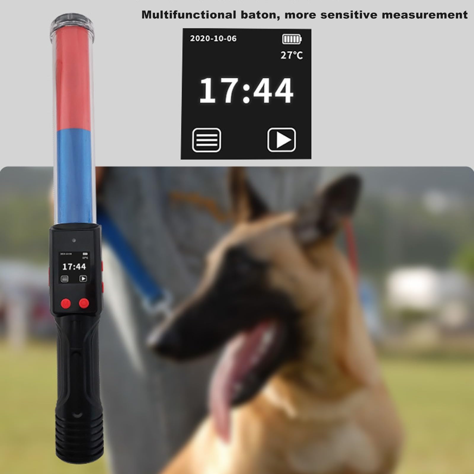 NICHOY Alcootest, bezdotykowy precyzyjny tester alkoholu we krwi Profesjonalny akumulator, przechowuje 8000 rekordów testowych (A)