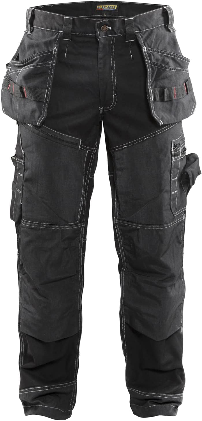 Blaklader Men's X1600 Cotton Durable Work Pants with Cordura Reinforced Pockets