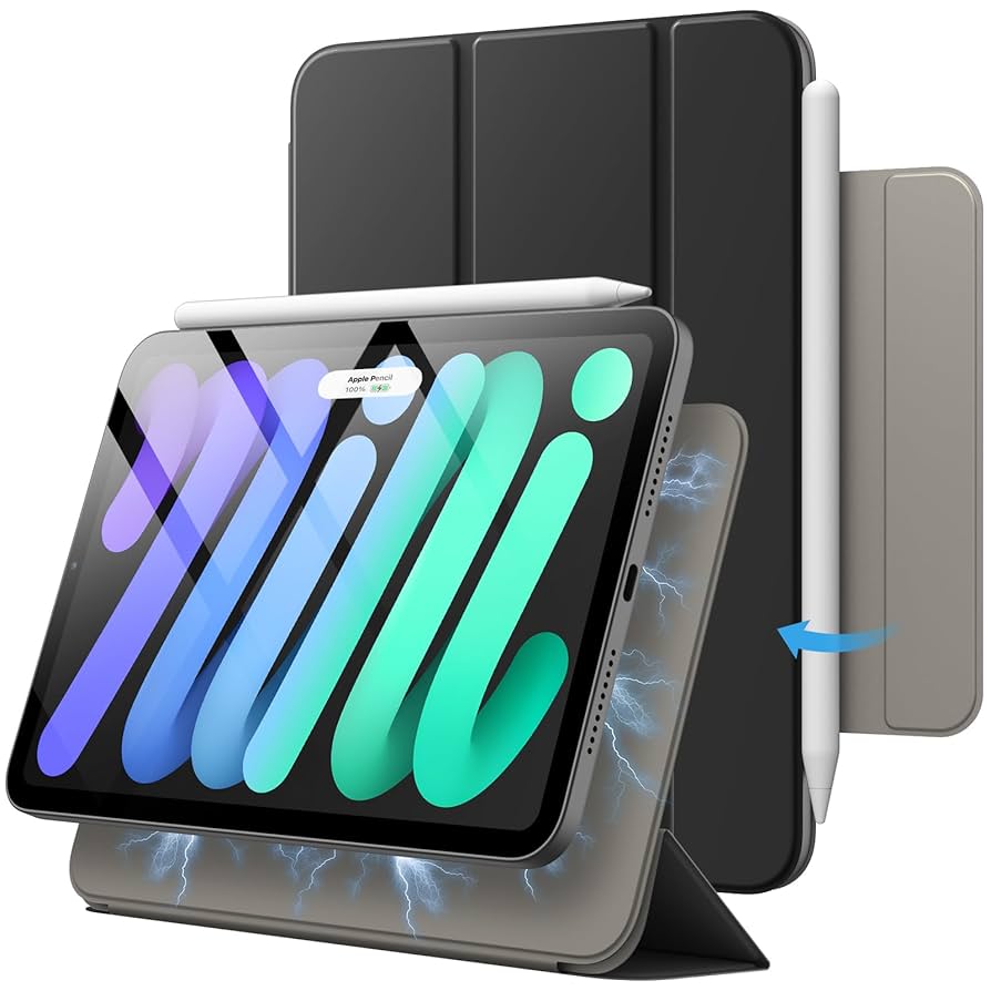 iPadmini6カバー8.3インチ2021モデルPencil 2対応 ブラック Amazon.co.jp: ZtotopCases iPad Mini6 ケース 2021第6世代用