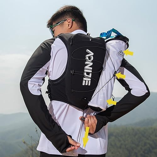 Miniatura 3 de Bastones de senderismo de aluminio con bolsa de almacenamiento, paquete de 2 palos de senderismo ligeros plegables, bloqueo rápido absorbente de