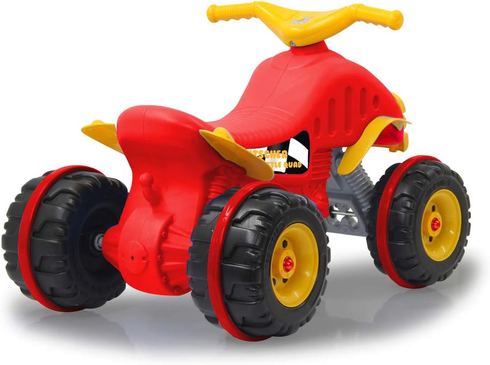 Jamara Little Quad 460576 Slider Red – Made of Durable Plastic Towing Hitch Ultra Grip Rubber Ring on Wheels