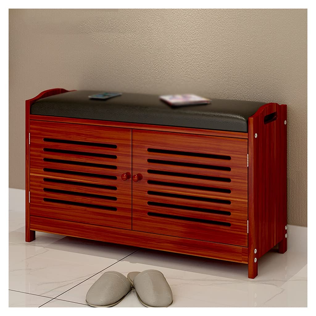 Étagère de rangement de chaussures à hauteur modulable avec double porte protectrice intégrée