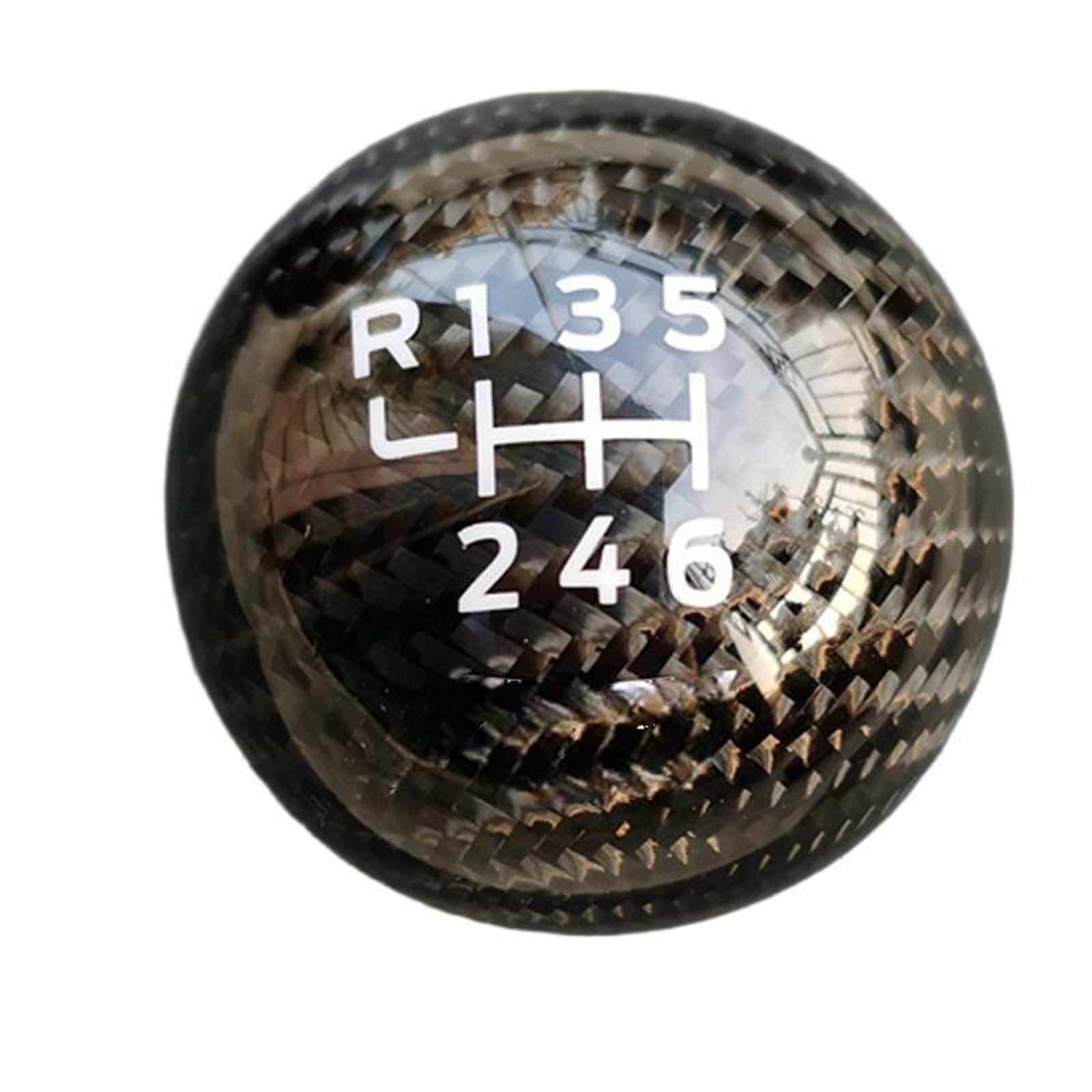 Qrptmbnf Multi-Colored Gear Shift Knob Speed Compatible With Ford Focus, St, Rs, Fiesta