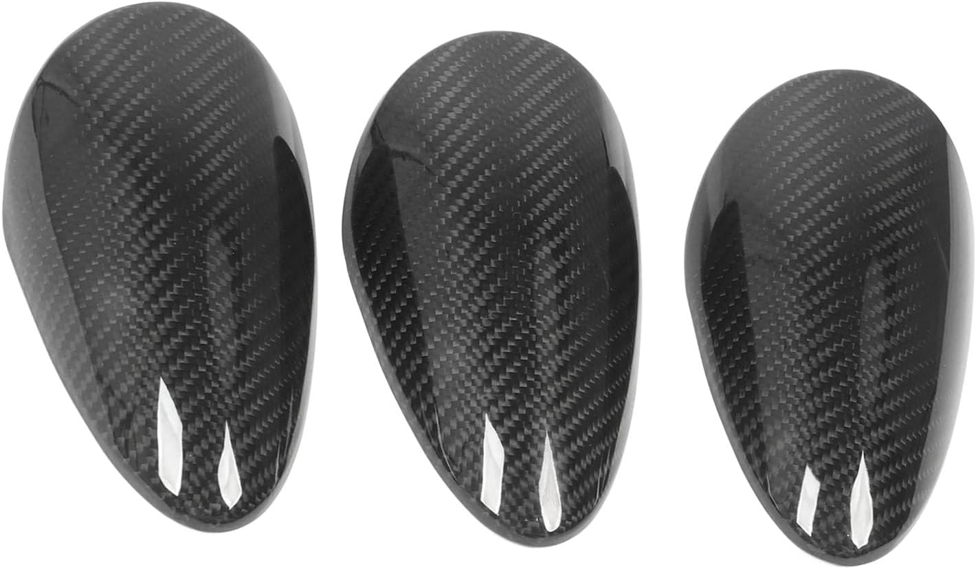 Carbon Fiber Dashboard Gauge Trim Protective Cover 3Pcs Glossy Dry Carbon for Fairlady Z RZ34 400Z 2022 Later