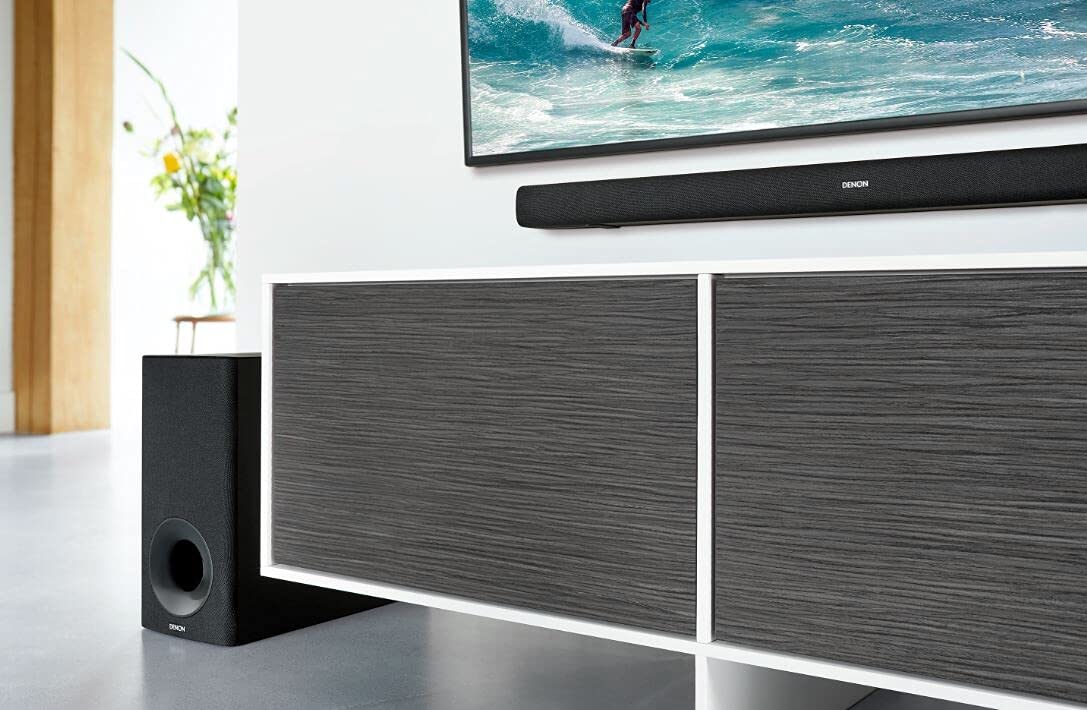 DENON DHT-S316 Soundbar 2.1 con Subwoofer Wireless, Nero