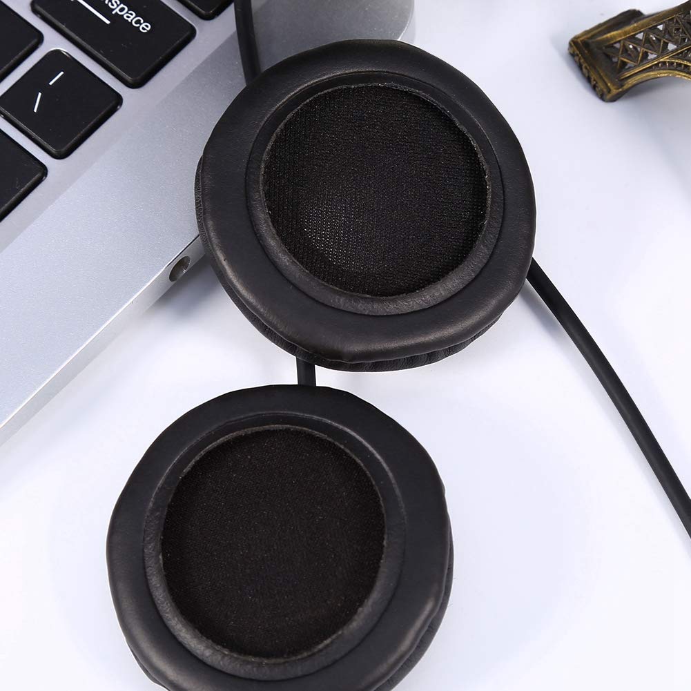 Queen.Y Un Paio di Cuscinetti Auricolari Morbidi di Ricambio Cuscino in Morbida Schiuma di Cuoio per Cuffie Auricolari per Akg K450-K430-K420-K480