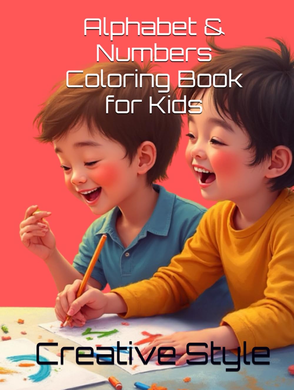 Alphabet & Numbers Coloring Book for Kids