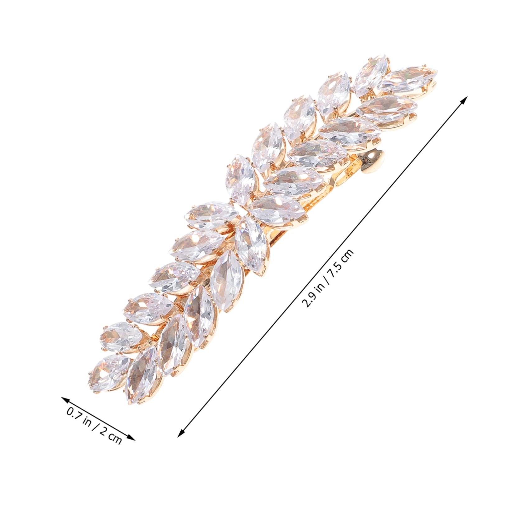 FRCOLOR 5 Pezzi Fermagli Per in Metallo Per Ragazze Ornamenti Per Fermagli Per Chignon Per Donne