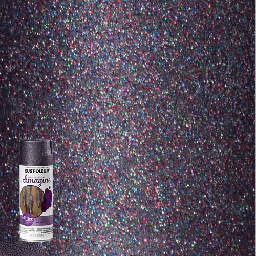 Image of Rust-Oleum 342607-6PK Specialty Glitter Spray Paint, 10.25 oz, Purple Multi-Color, 6 Pack