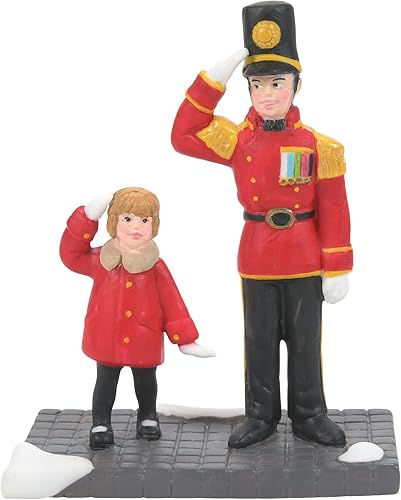 Department 56 Christmas in The City Village Accessories FAO Schwarz Joining Forces Figurilla, 3.07 pulgadas, multicolor