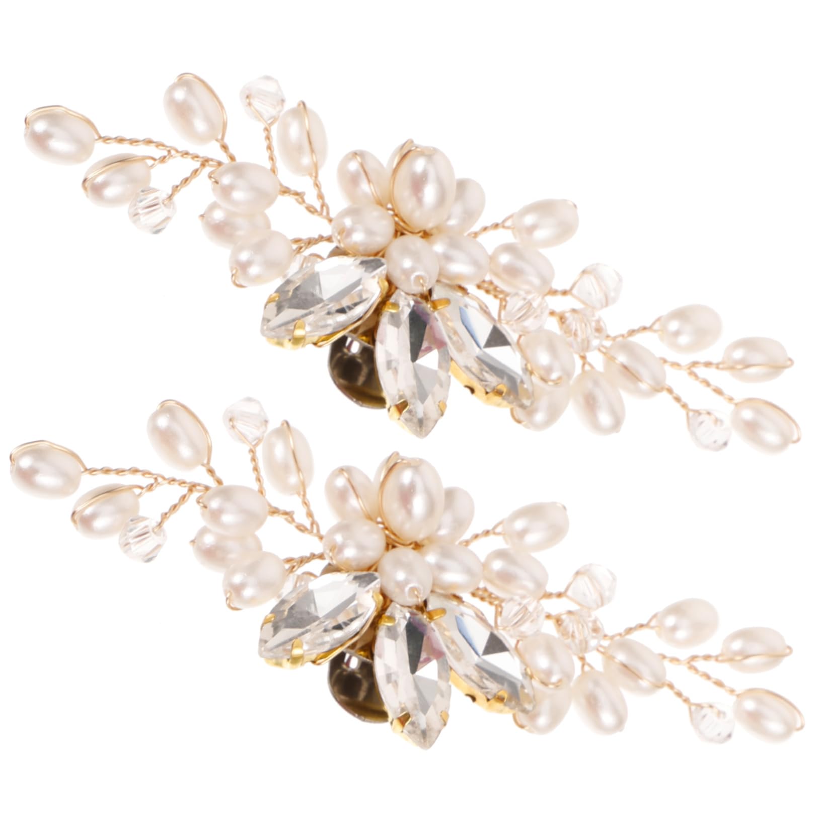 PACKOVE Fibbia per scarpe con strass perlati clip per scarpe clip decorazioni matrimonio Decorazioni per matrimoni fibbia delle arredamento delle