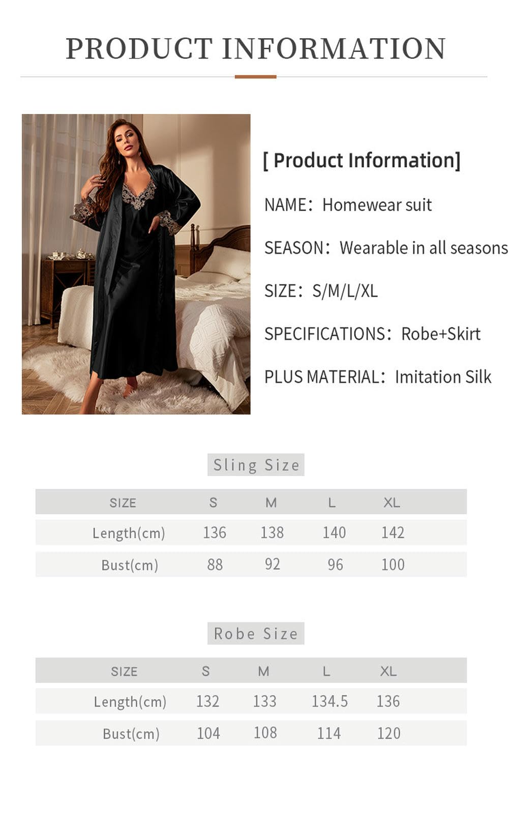 Pigiama da Donna Sospender Abito Notte Set Semplice Casual Sexy Stampato Due Pezzi Quattro Stagioni Indossamento Domestico-Blu-s