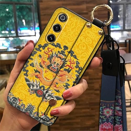 Phone Case Compatible with ZTE Nubia Red Magic10 Air, Anti-dust Shockproof Back Cover Design Wristband Dirt-resistant Wrist Stra