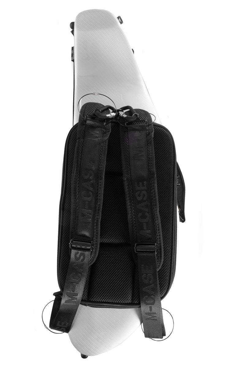Futerał skrzypcowy Fiberglass 4/4 Safe Flight special srebrny M-case + torba na nuty