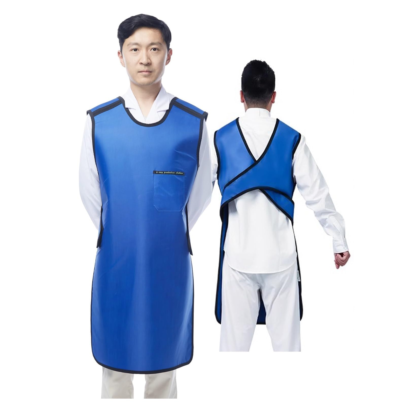 Grembiule di Piombo Grembiule Di Piombo Leggero For Protezione Dai Raggi X, Scudi Di Protezione Di Sicurezza For Radiologia Regolabili For Adulti 0,5 Mmpb(Small)
