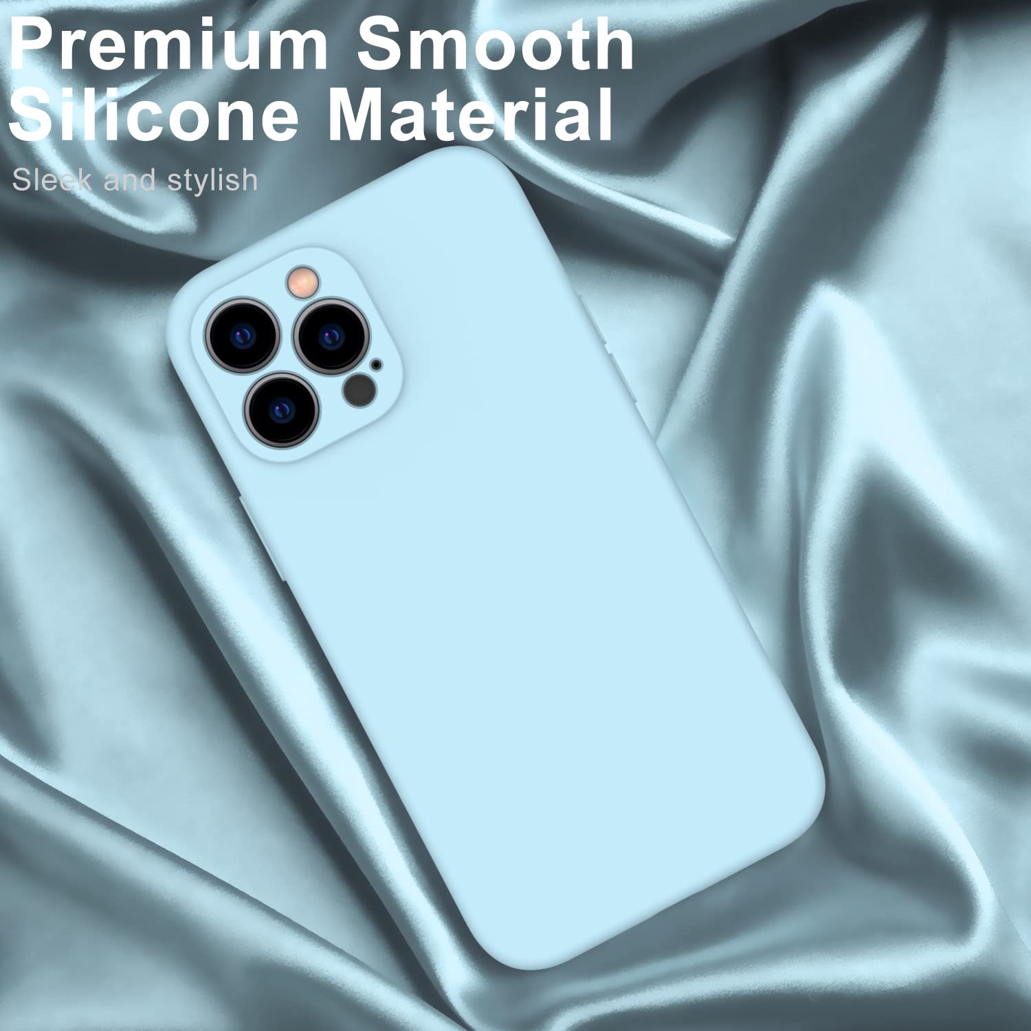 DEENAKIN Custodia Per IPhone 12 Pro Max Con Vetro Temperato – Silicone Morbido Antiurto, Cover Con Protezione Fotocamera, Sottile E Flessibile - 2