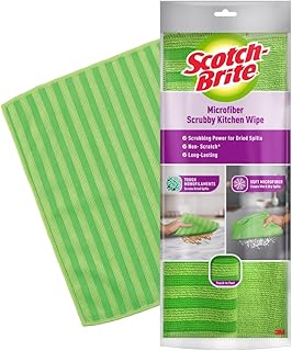Scotch-Brite Fabric Scrub Cloth (Pack of 1, Green, Purple)