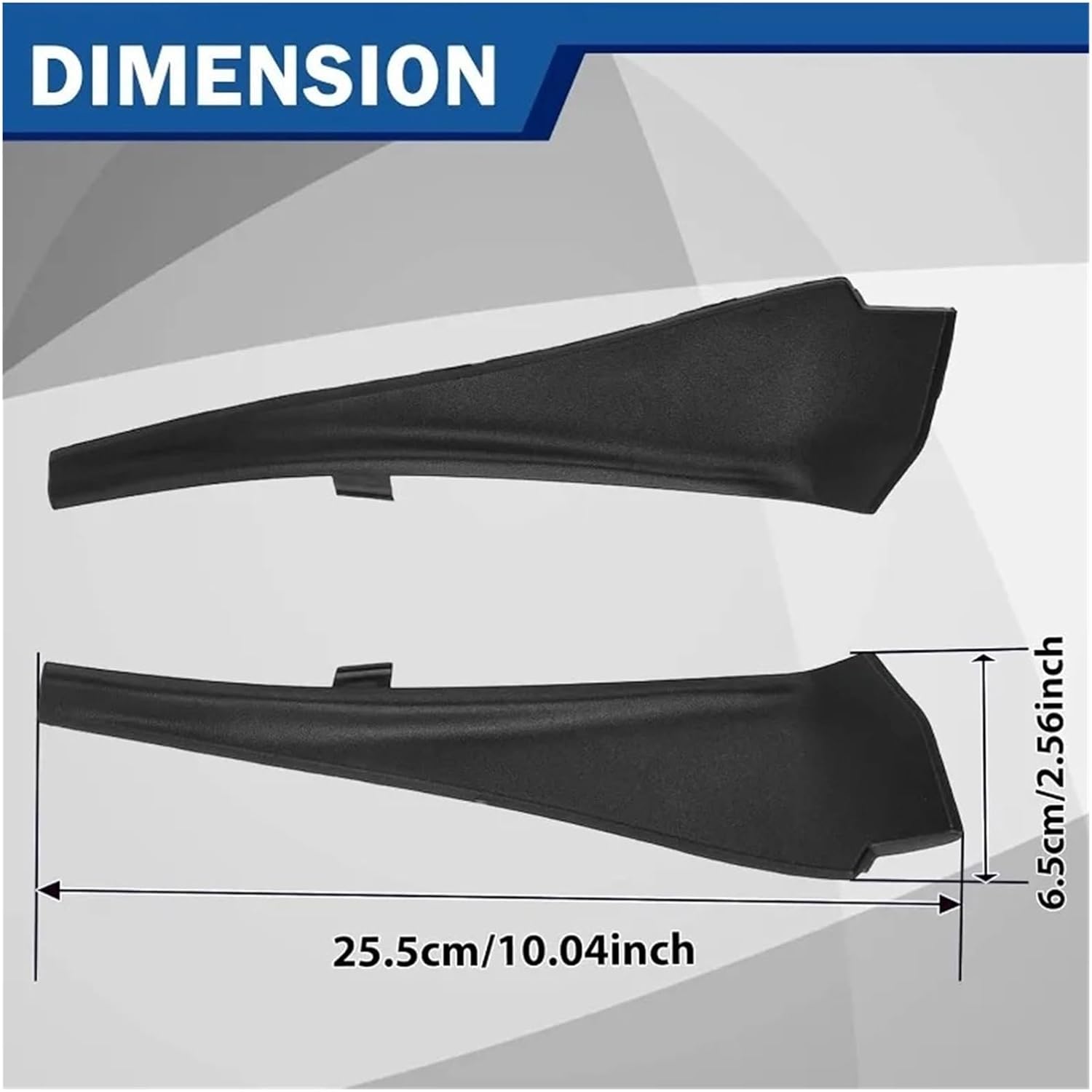 Wiper Side Cowl Cover Trim Panel for Nissan X-Trail T32 for Rogue 2014 2015 2016 2017-2020 Front Windshield Wiper Side Cowl Extension Cover 66895-4CL0A 66895-4BA1A(Left)