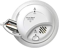 Vista 3 de FIRST ALERT BRK SC9120FF Hardwired Smoke and Carbon Monoxide (CO) Detector with Battery Backup, 1 pack , White