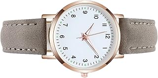 暗闇で光る 腕時計 - 出張用カジュアル時計 | レトロなレディース腕時計 夜光針 アウトドアアクティビティ、スパデイズ、学校、ビーチ、休暇、旅行、自宅での普段着に。, グレー, Refer to description