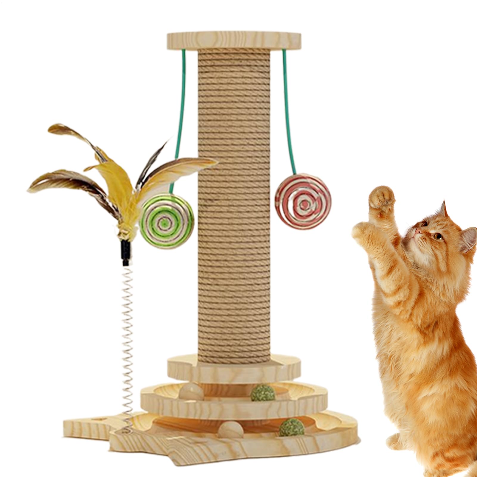 Jouet d'escalade pour chat idéal pour balcon et intérieur