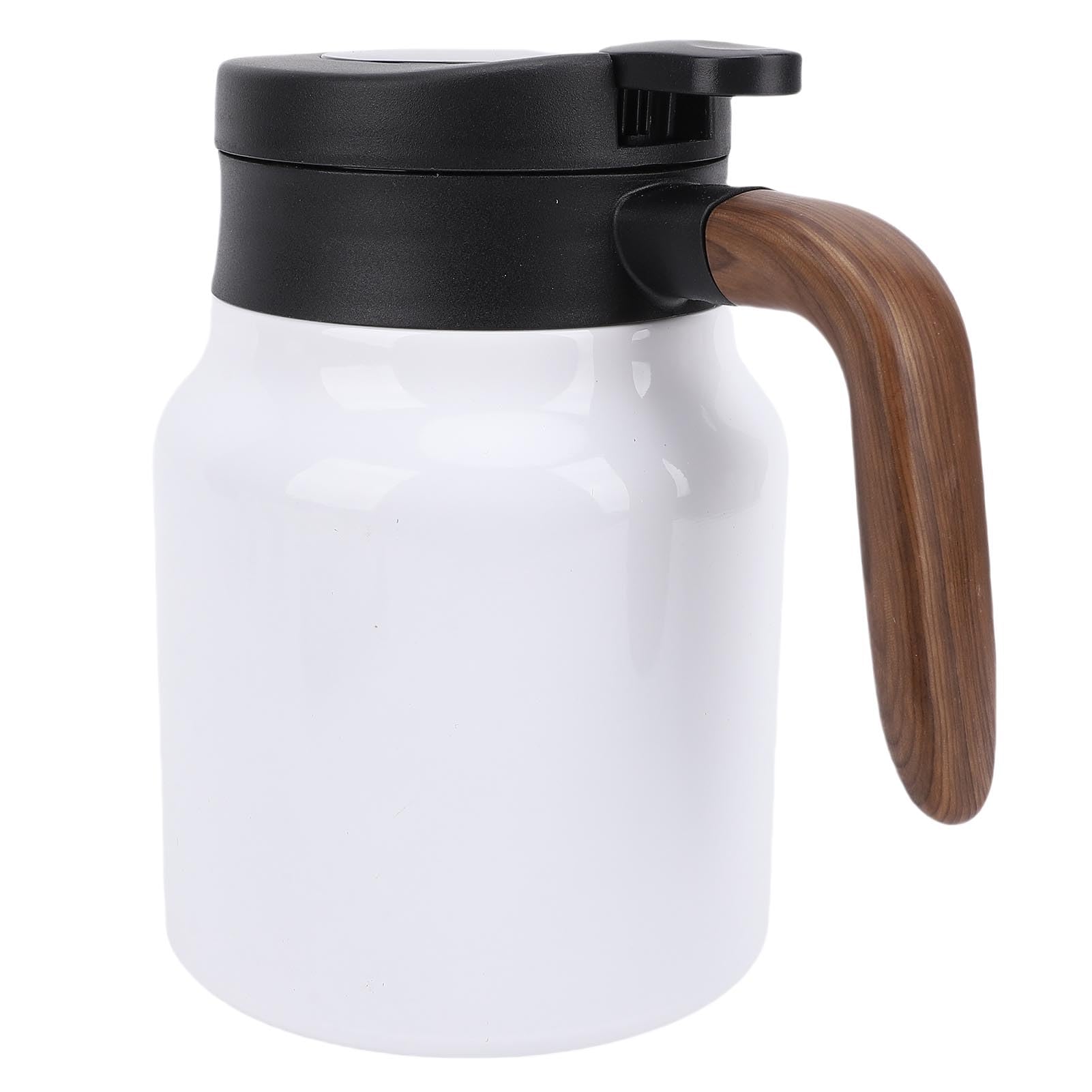 Jarra térmica para café blanca de 1000ml ideal para compartir desayunos calientes en familia