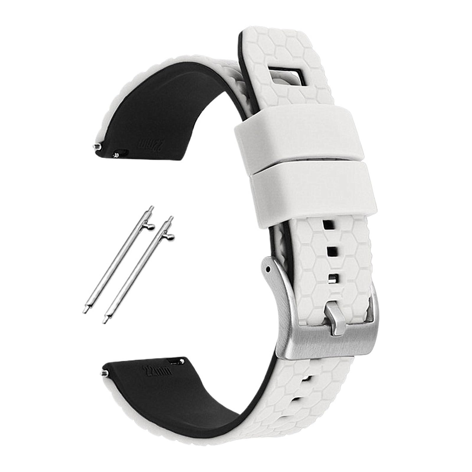 Correa de reloj de goma de silicona resistente al agua, correa inteligente deportiva de liberación rápida, correas de reloj universales for hombres y mujeres