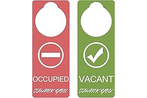 In Use Sign for Door, 9'' x 3'', 2-Pack