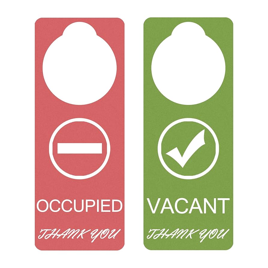 Free Printable Occupied Vacant Sign Printable