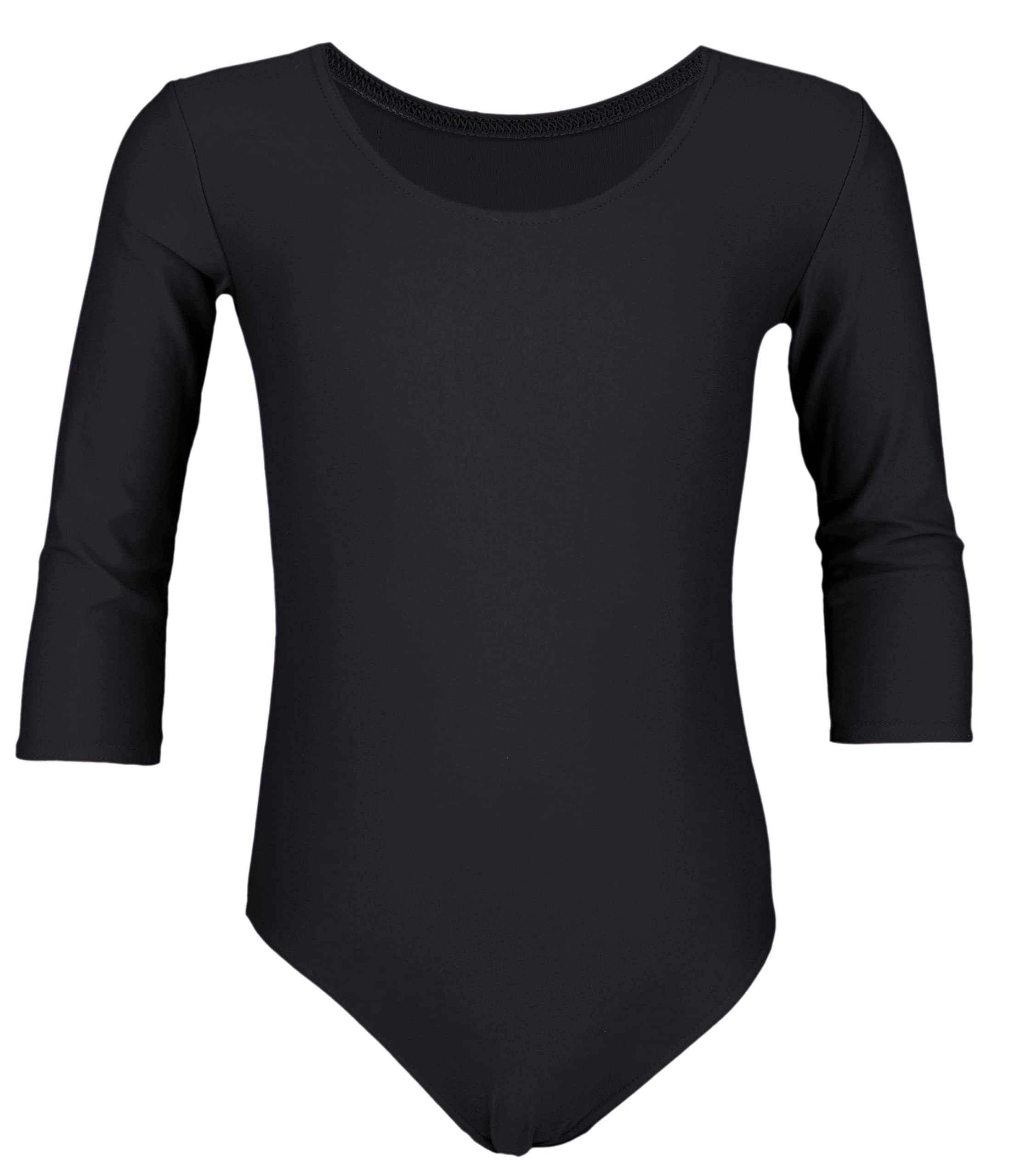 Aquarti Maillot de Gimnasia con Mangas 3/4 para Niñas