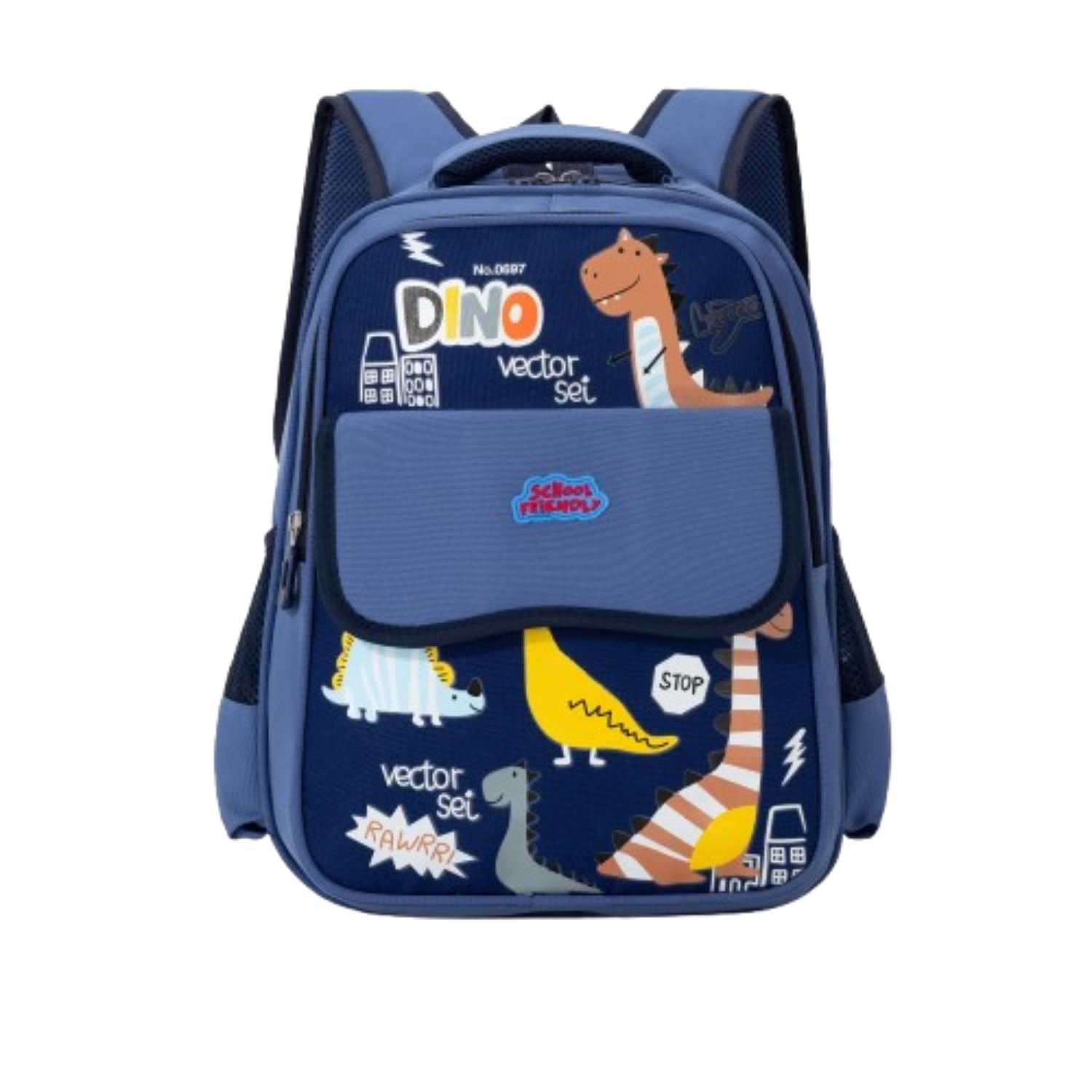 22 Litre 17-Inch Waterproof Large School Bag for Boys Kids 5-7 Year, Kids School Bag, School Backpack for Girls and Boys, Ideal for Children-image-40