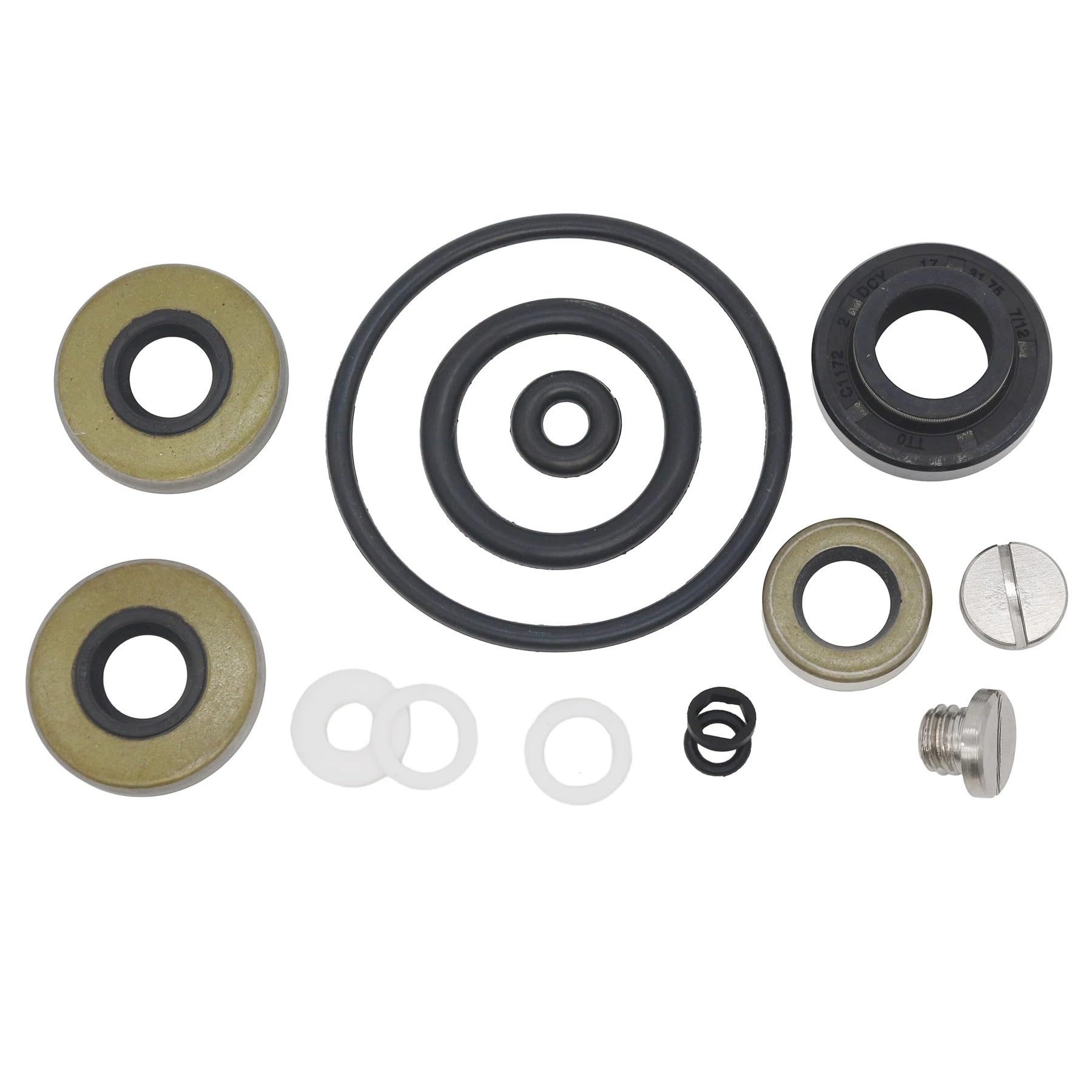 Parti marine 394711 Kit girante pompa acqua con guarnizione 0396350 Adatto per motori fuoribordo Johnson per Evinrude 8 9. 15 HP 0394711 777801