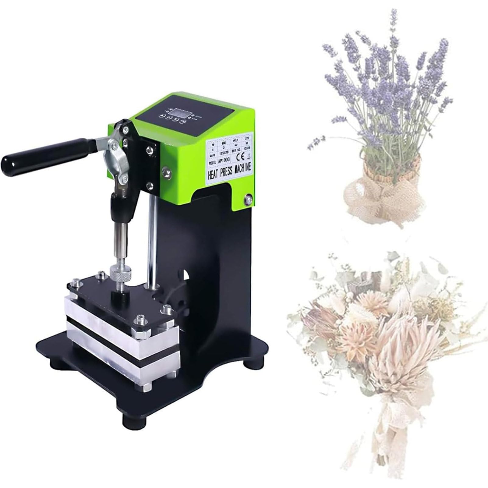 YXZYFPP 600w Rosin Hot Press, Manual Rosin Press Heat Machine, 6 X 12cm Portable Press Machine, High Pressure Rosin Oil Extraction Machine, Perfect for Home
