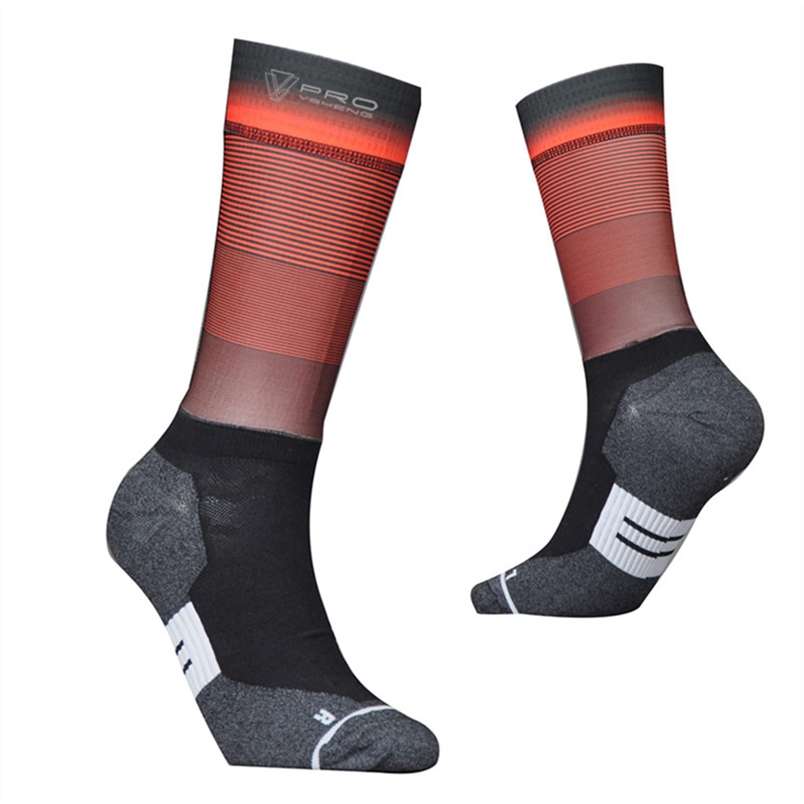 Calcetines deportivos calcetines de ciclismo hombres mujeres calcetines de bicicleta calcetines de baloncesto calcetines de carreras de calcetines de la calle patinaje de rodillo de moda calcetines de