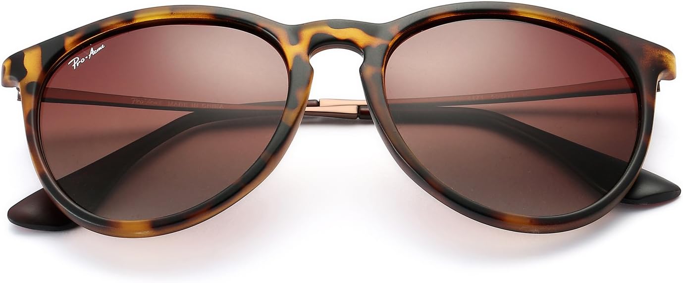 Pro Acme Polarized Sunglasses for Women Men Classic Round 100% UV Protection Lightweight TR90 Unbreakable Frame Sunglasses - Image 9