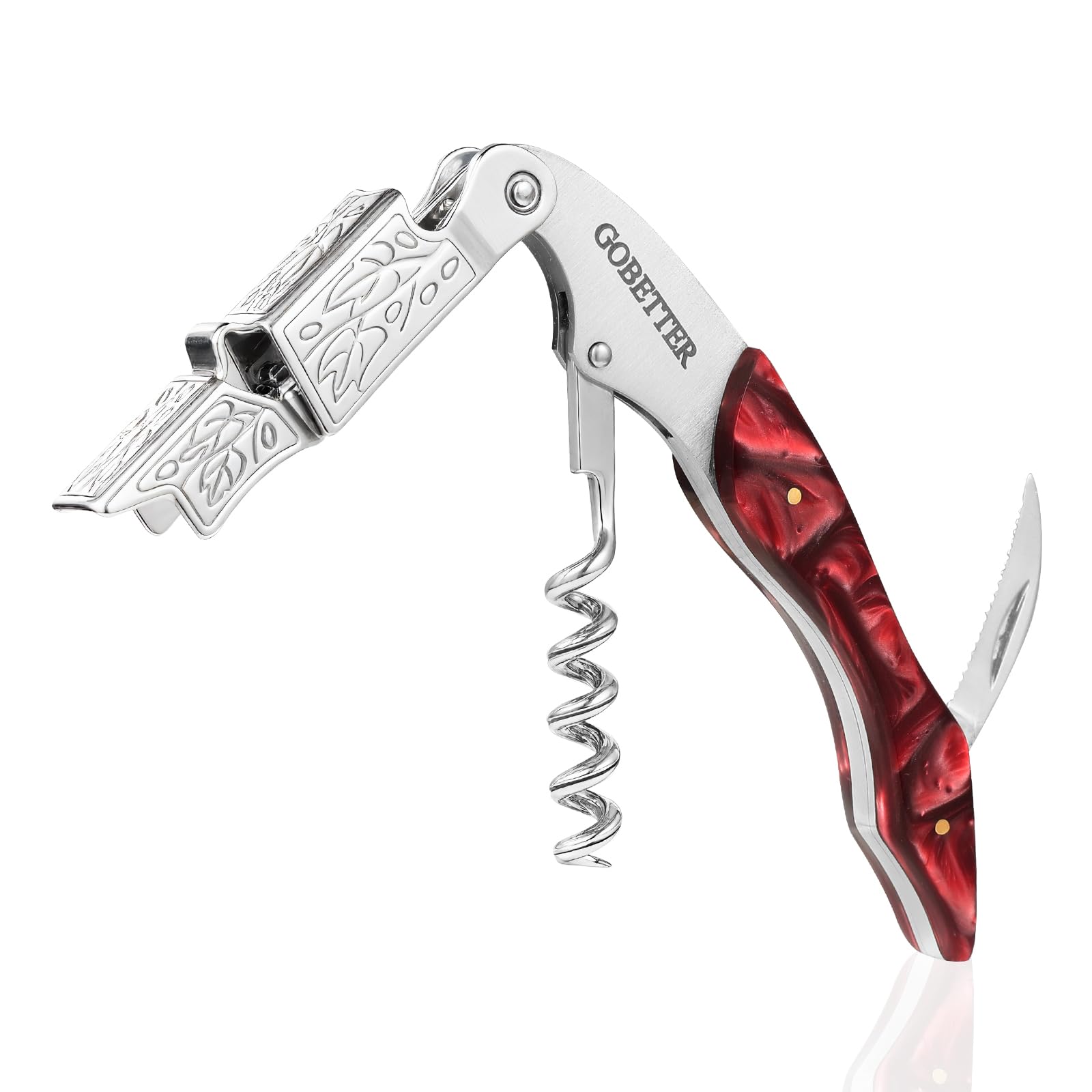 Classic Rosewood Wine Opener - Waiter Corkscrew -11