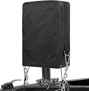RV MURTS RV Electric Tongue Jack Cover, 3 Layers of 900D Waterproof Oxford Fabric Cmaper Jack Protective Cover, Universal Electric Trailer Jacks Covers with D Rings for Outside Camper Accessories.