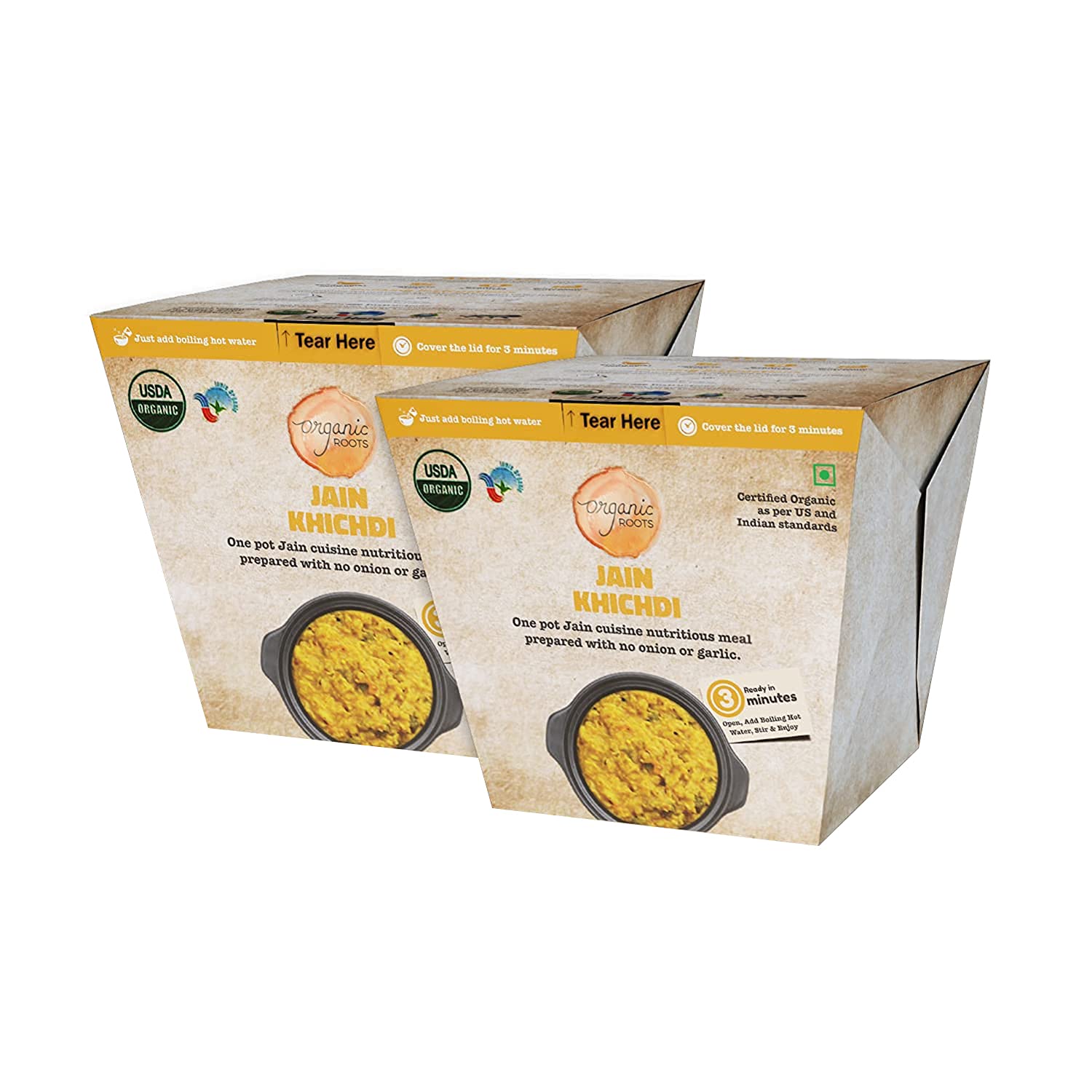 Organic Roots Jain Khichdi Instant Food Healthy Food Ready To
