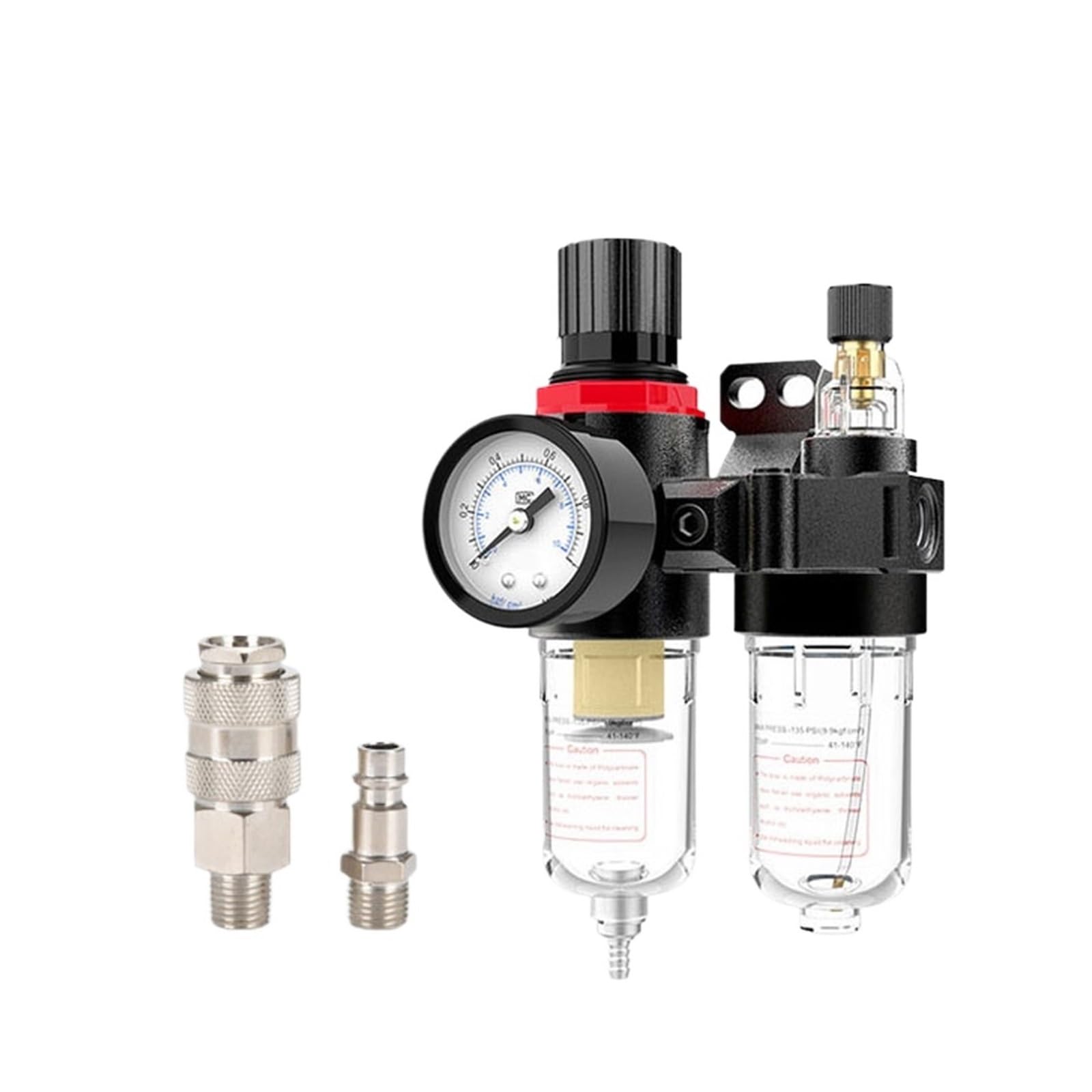 AFC2000 - Filtro separador de aceite y agua para compresor, pistola pulverizadora, filtro de válvula reductora de presión de aire (AFC-EU (SMPM))