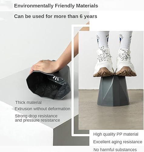 Miniatura 4 de Macetas de interior 6 macetas de plástico para jardín con agujeros de drenaje y platillos, macetas para plantas de interior con herramientas de B-6