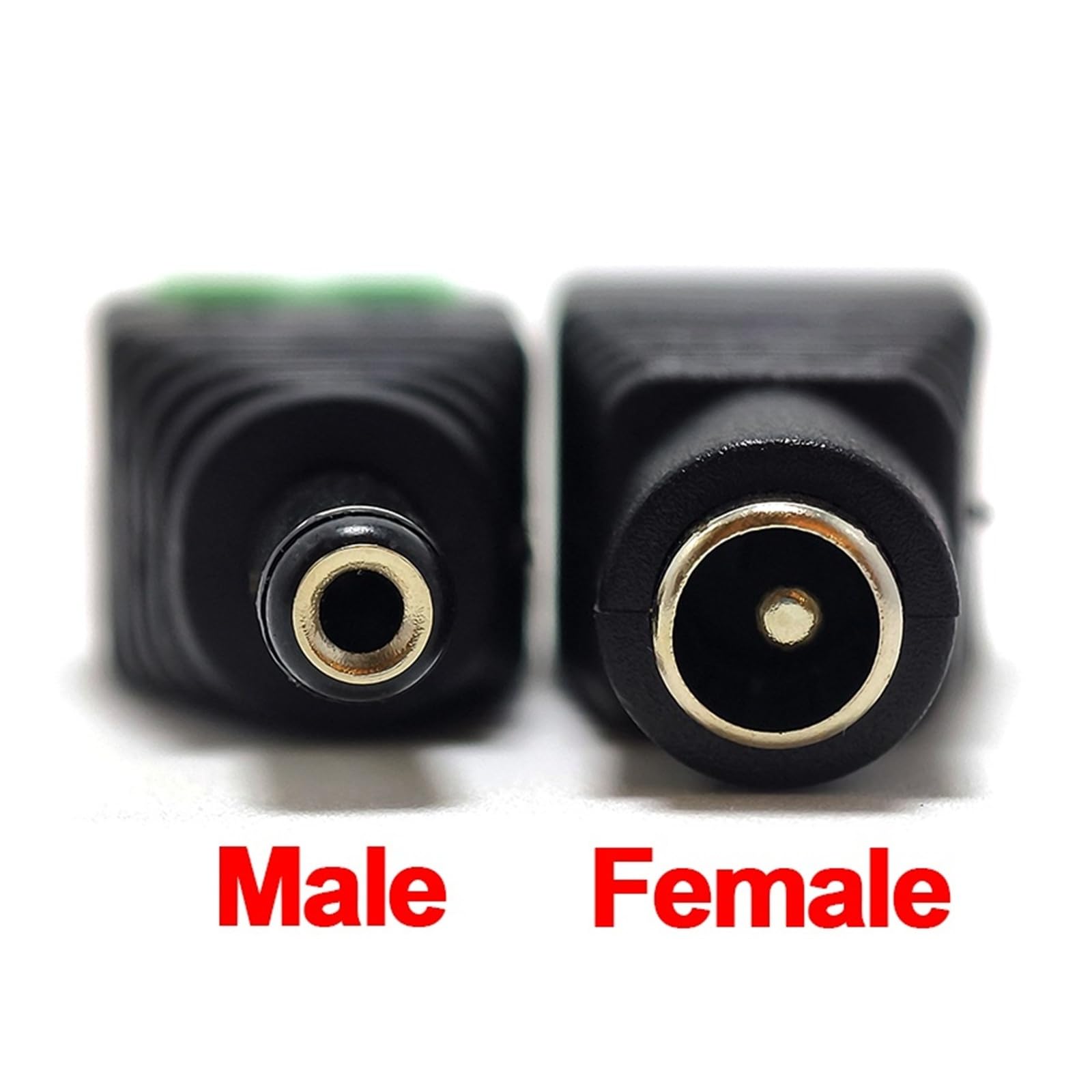 DC 12 V męski wtyk zasilający 2,1 x 5,5 mm Jack Socket Connector for LED Strip CCTV Camera